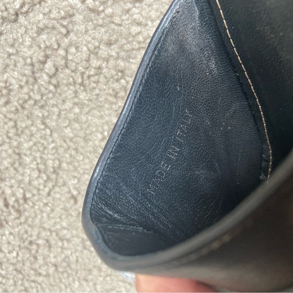 COACH Karsen Black Leather Mules/Clogs - Picture 10 of 12